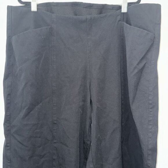 Old Navy Womens High-Rise Wide Leg Pants XXL Black Cotton Made In Vietnam - Picture 3 of 10